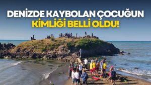Denizde Kaybolan 17 Yaşındaki Gencin İsmi Belli Oldu! Arama Çalışmaları Sürüyor