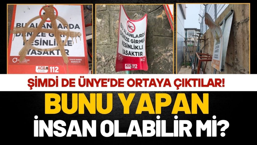 ŞEHİR MAGANDALARI ŞİMDİ DE ÜNYE’DE İŞ BAŞINDA!