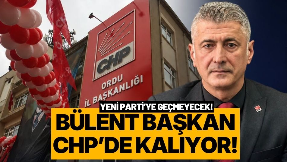 CHP Ordu İl Başkanı Akpınar: “Ata Ocağı’nda Kalmaya Devam Edeceğim”