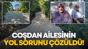 Ünye Belediyesi Yaşlı Çiftin Sesini Duydu, Yol Sorunu Çözüldü