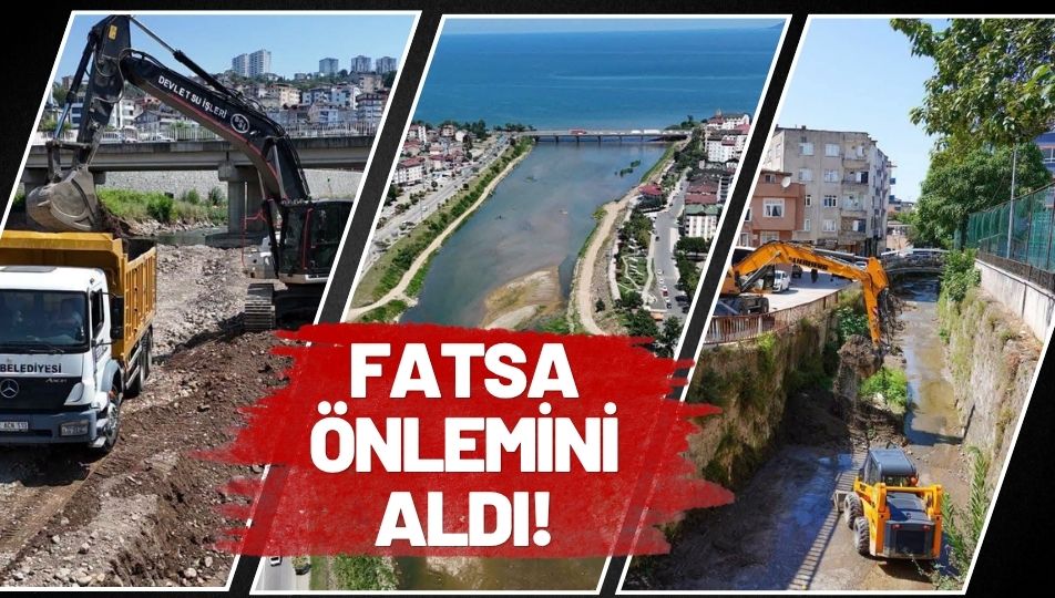 Çalışmalar Yaz Boyu Sürecek! Fatsa Önlemini Alıyor!