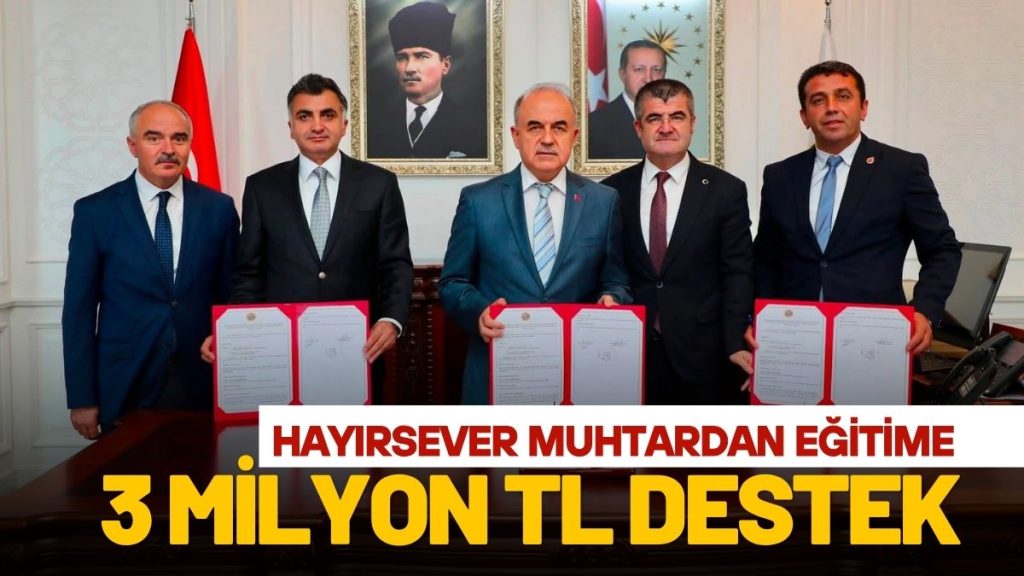 Hayırsever Muhtardan Mahalleye 3 Milyon Liralık Çok Amaçlı Salon
