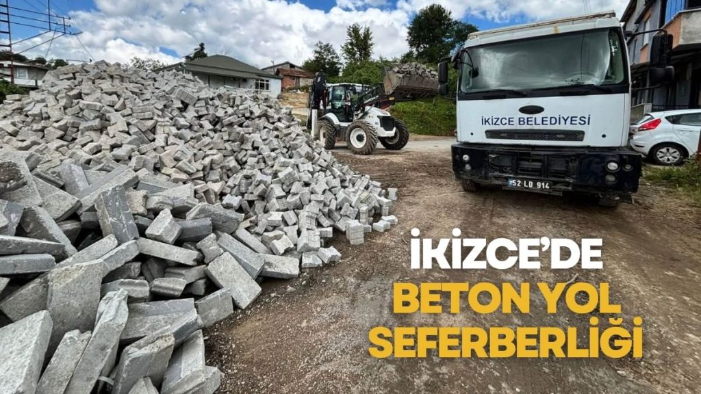 İkizce’de Yol Seferberliği Sürüyor: Dört Noktada Çalışmalar Aralıksız Devam Ediyor