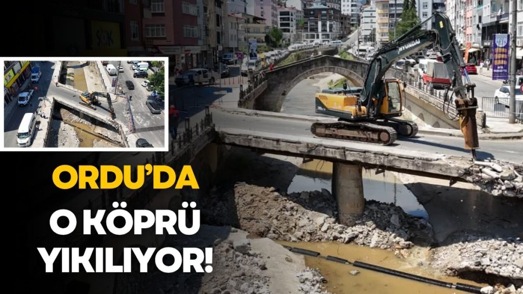 Bülbül Deresi’nde Taşkın Riskine Karşı Kritik Adım: Eski Köprü Yıkılıyor