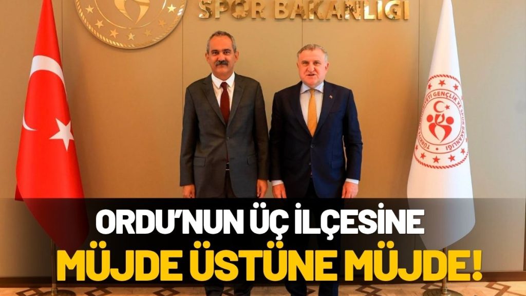 Ankara’dan Ordu’ya Müjde Üstüne Müjde: 1500 Kişilik Yurt ve Yeni Spor Tesisleri Geliyor