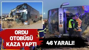Ordu Otobüsü Devrildi: 46 Yaralı, 2’sinin Durumu Ağır!