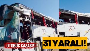 Yolcu Otobüsü Devrildi: 31 Kişi Yaralandı