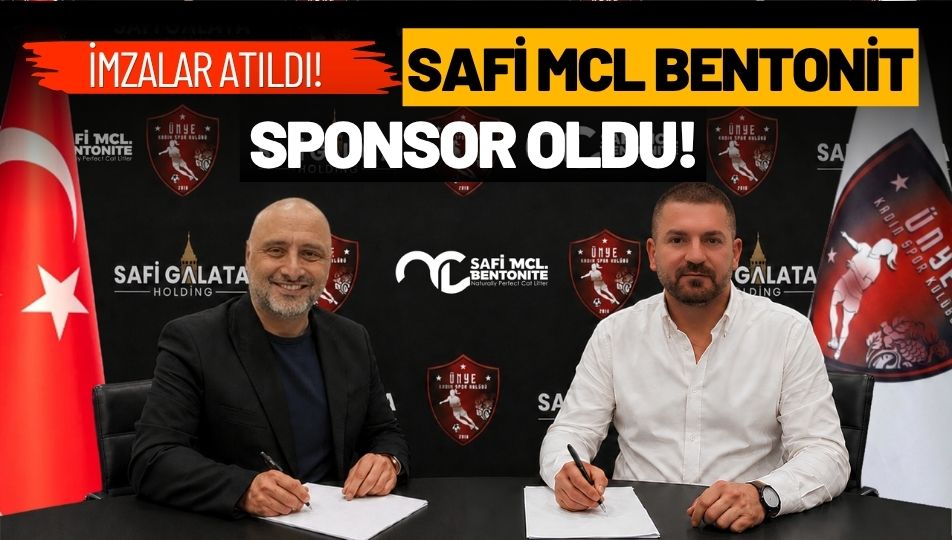 SAFİ MCL Bentonit, Ünye Kadın Spor Kulübü’nün Ana Sponsoru Oldu