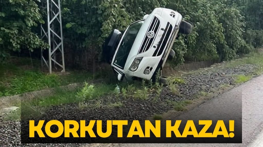 Kumru-Fatsa Yolunda Trafik Kazası: Otomobil Şarampole Devrildi