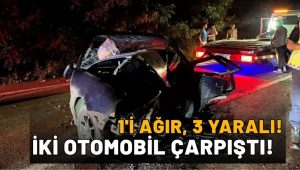 Ordu’da İki Otomobil Çarpıştı: 1’i Ağır, 3 Yaralı