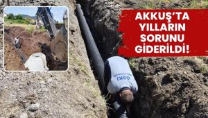 Akkuş’ta Külekçili Mahallesi’nin Altyapı Sorunu Giderildi