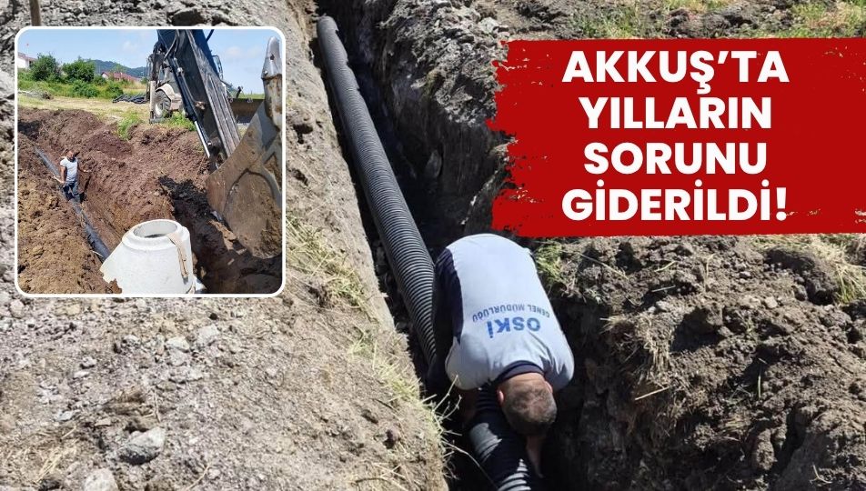 Akkuş’ta Külekçili Mahallesi’nin Altyapı Sorunu Giderildi