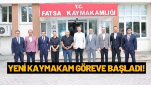 Fatsa Belediyesi’nden Kaymakam Böke’ye Hayırlı Olsun Ziyareti