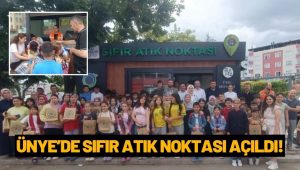 Ünye’de Sıfır Atık Noktası Açıldı: 9 Farklı Atık Türü Geri Dönüştürülecek