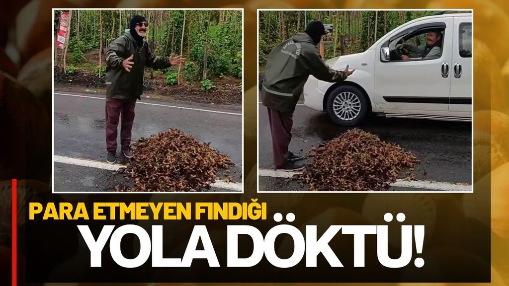Fındık Fiyatı Protestosu: Para Etmeyince Yola Döktü