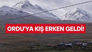 Ordu ve Giresun’un Zirvesine Yılın İlk Karı Düştü: Kış Erken Kapıda!