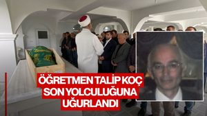 Emekli Öğretmen Talip Koç Son Yolculuğuna Uğurlandı