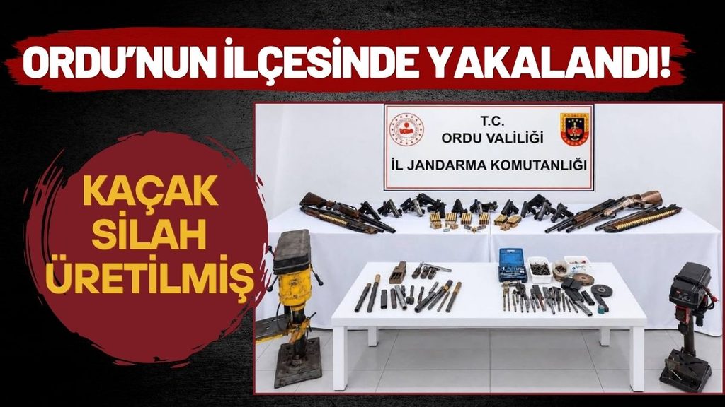 Ordu’da Kaçak Silah Operasyonu! Cephanelik Gibi!